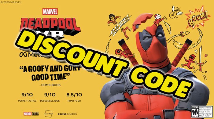 Deadpool Discount Code for Vr